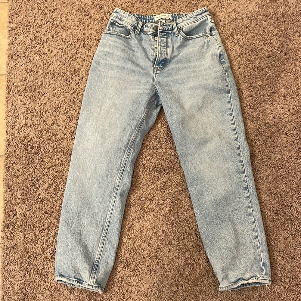 Abercrombie: Curve Love High Rise Dad Jeans